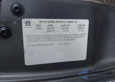 1997 Chevrolet Lumina z USA, uszkodzony, nr VIN 2G1WL52M0V9201790